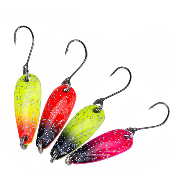 Fishing Metal Spoon Baits Spoon 4 pcs Set